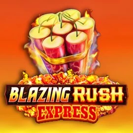 Blazing Rush Express logo by AreaVegas Hugo Casino