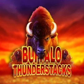 Buffalo Thunderstacks logo by Amatic Industries at Hugo Casino