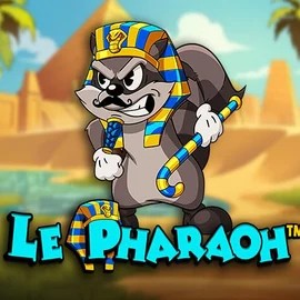 Official Slots logo: Le Pharaoh by Hacksaw Gaming at Hugo Casino