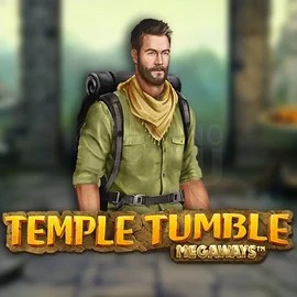 Temple Tumble Megaways slot logo by Relax Gaming at Hugo CasinoTemple Tumble Megaways